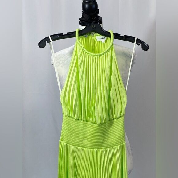 A.L.C. Asymmetric Pleated Midi-Dress size 2 - Picture 8 of 12